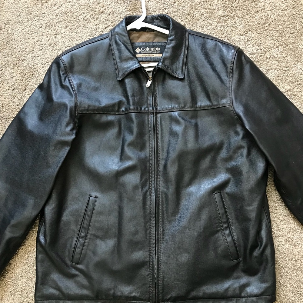 Columbia men’s leather jacket